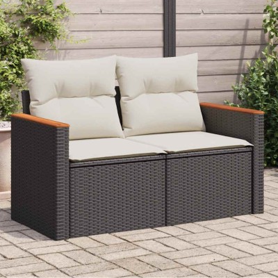 Two-seater garden sofa with...