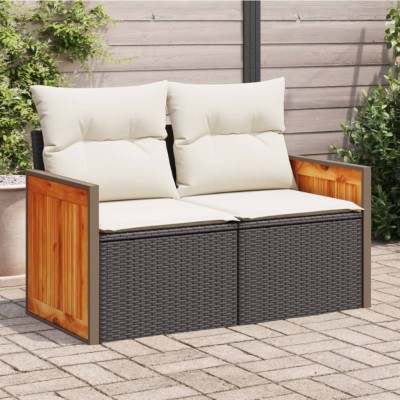 Two-seater garden sofa with...