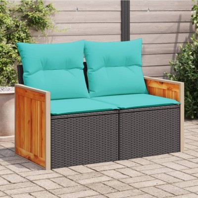 Garden sofa with cushions,...