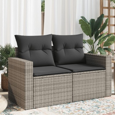 Two-seater garden sofa with...