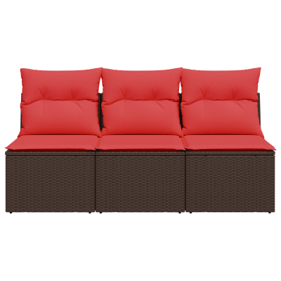 Garden sofa with cushions,...