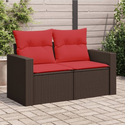 Garden sofa with cushions,...