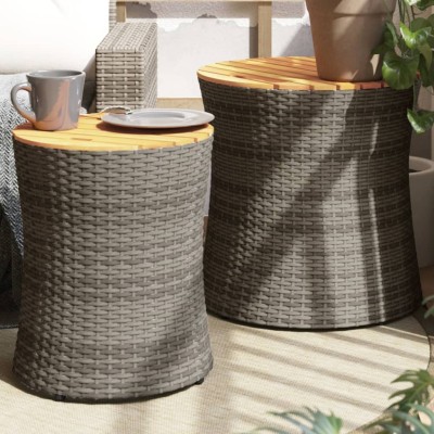 Garden side tables, 2 pcs.,...