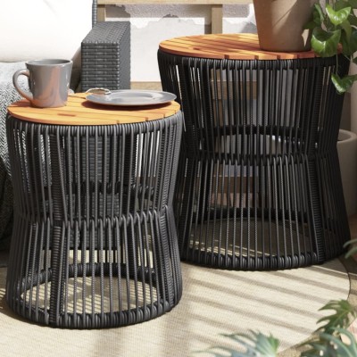 Garden side tables, 2 pcs.,...