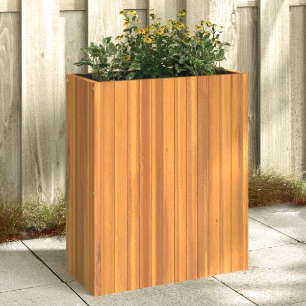 Garden bed, 59x27.5x70cm, solid acacia wood