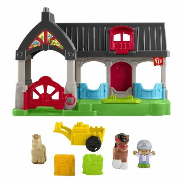 Playset Fisher-Price Happy Horses Stable 7 Daudzums
