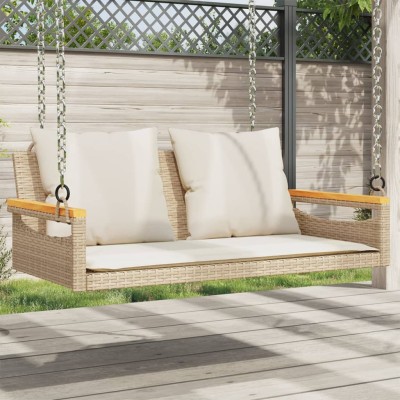 Swing-bench with pillows,...
