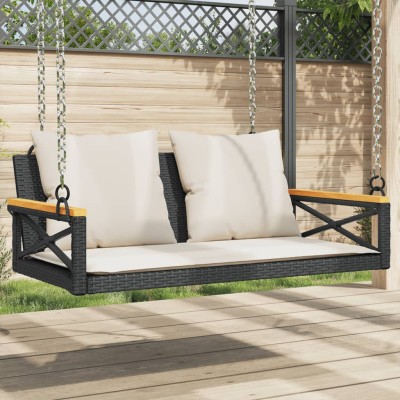Swing-bench with pillows,...