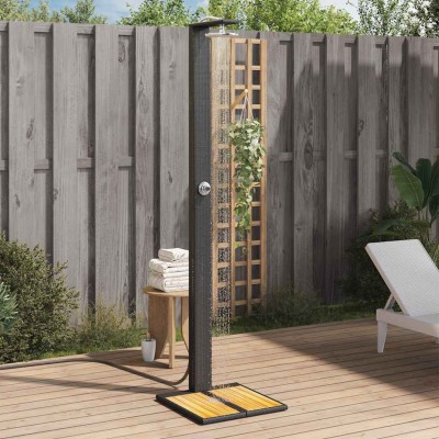 Outdoor shower, black,...