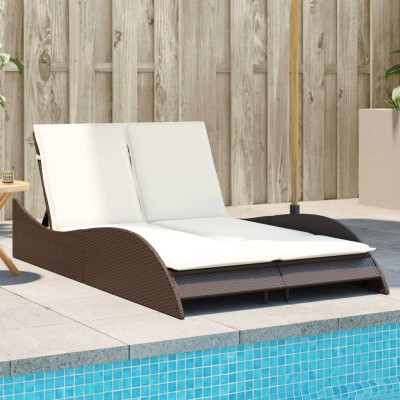 Sunbed with mattress,...