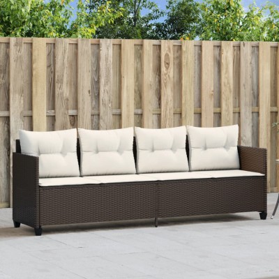 Sun lounger with cushions,...