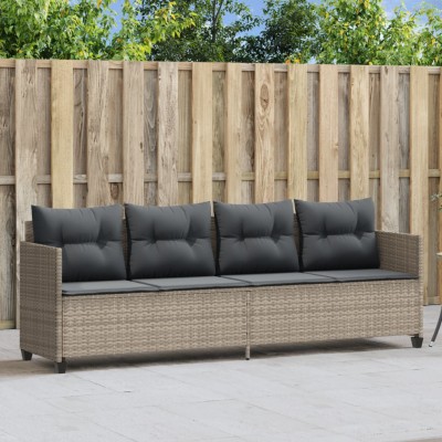 Sun lounger with cushions,...