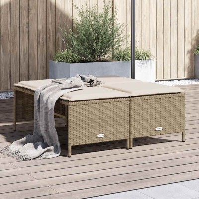 Stools with pillows, 4...
