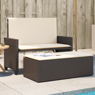 Garden bench with cushions...