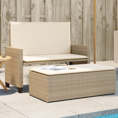 Garden bench with cushions...