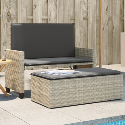 Garden bench with cushions...