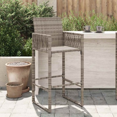 Garden bar stools, 2 pcs.,...