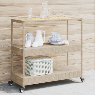 Bar trolley, 3 tiers, sand,...