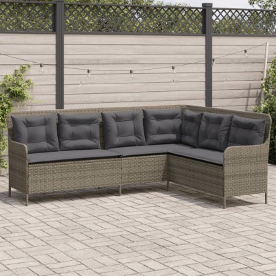 Garden sofa with cushions,...