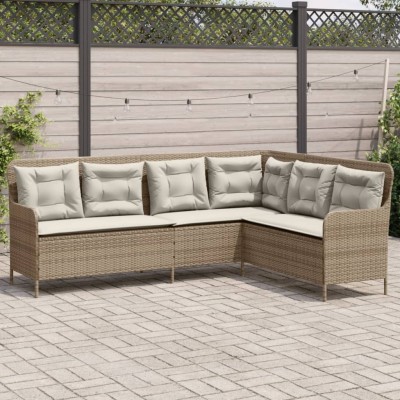 Garden sofa with cushions,...