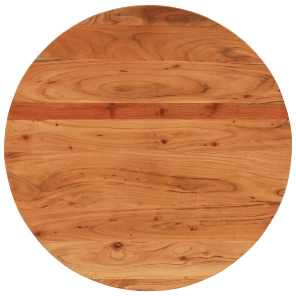 Tabletop, 80x3.8cm, solid acacia wood, circular