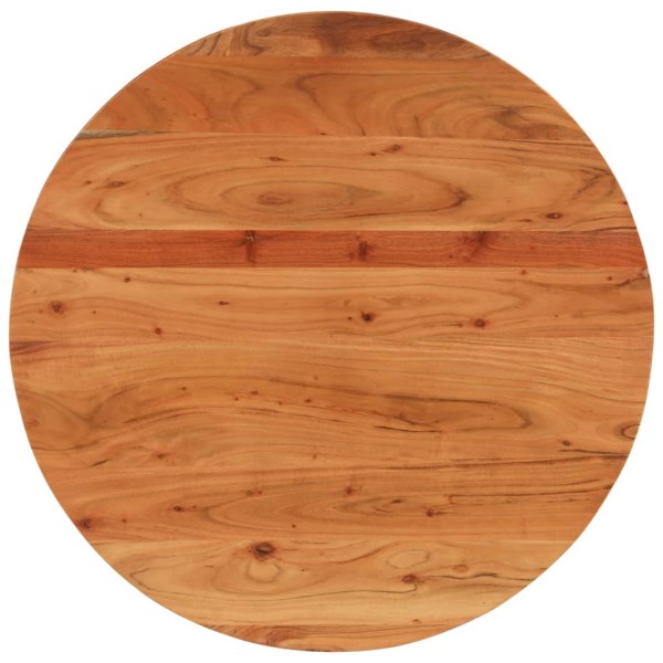 Table top, 90x3.8cm, solid acacia wood, circular