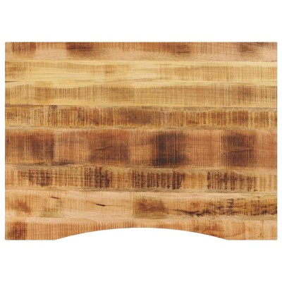 table top with curved...