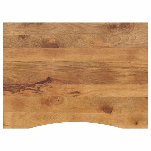 Desk top with hinge, 100x80x2.5 cm, mango