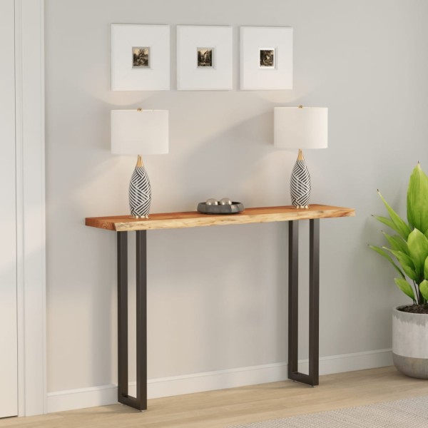 Table top, 160x30x3.8cm, solid acacia, with live edge