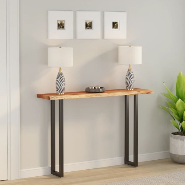Table top, 180x30x3.8cm, solid acacia, with live edge