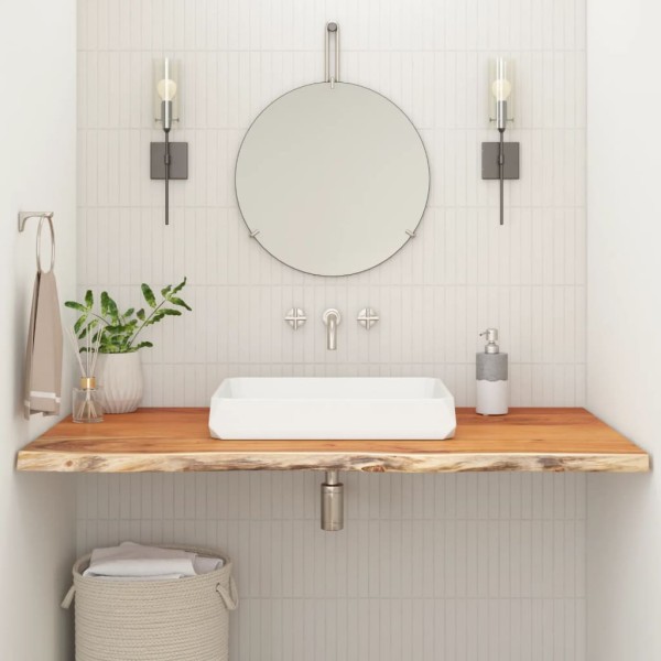 Bathroom countertop, 100x60x3.8cm, solid acacia