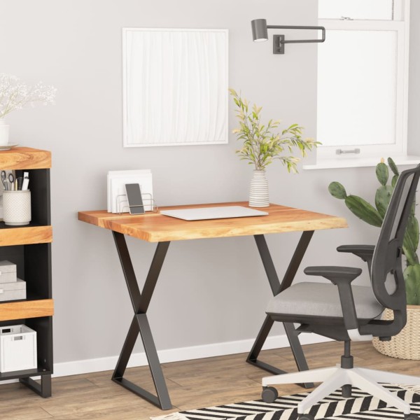 Desk top, 90x80x3.8cm, solid acacia