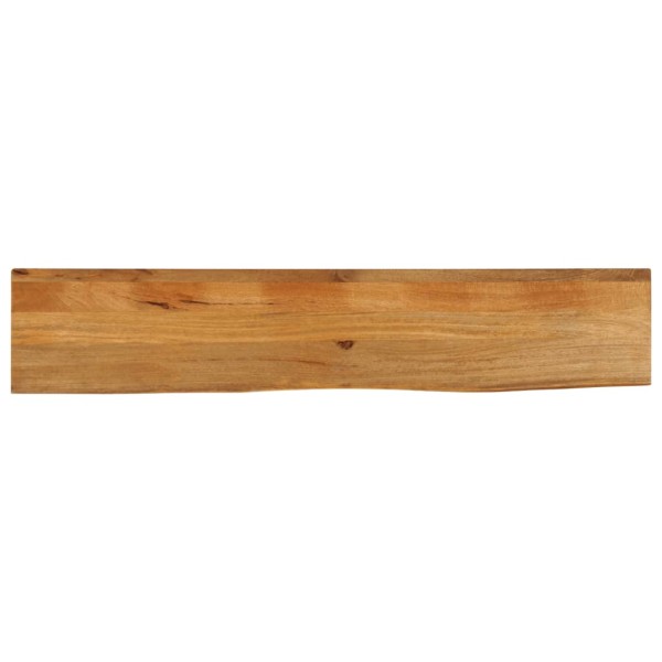 Table top, 180x40x2.5cm, solid mango, with live edge