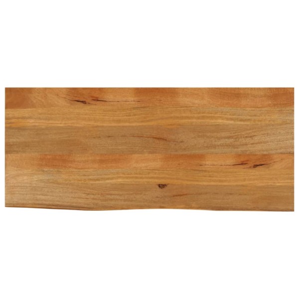 Tabletop, 140x60x2.5cm, solid mango, with a live edge