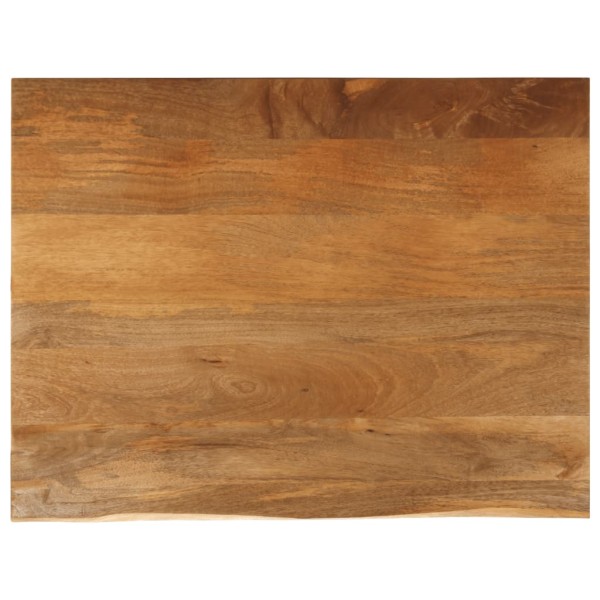 Tabletop, 110x80x2.5cm, solid mango, with a live edge