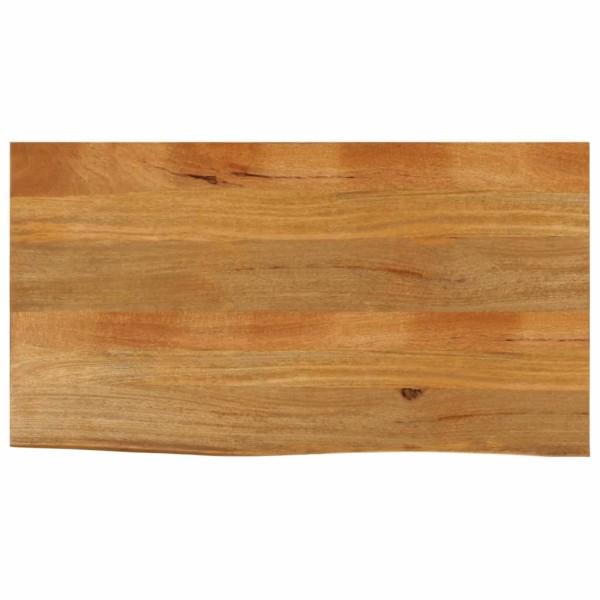 Table top, 120x60x3.8cm, solid mango, with a live edge