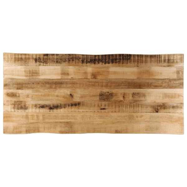 Tabletop, 140x60x2.5cm, solid mango, with a live edge
