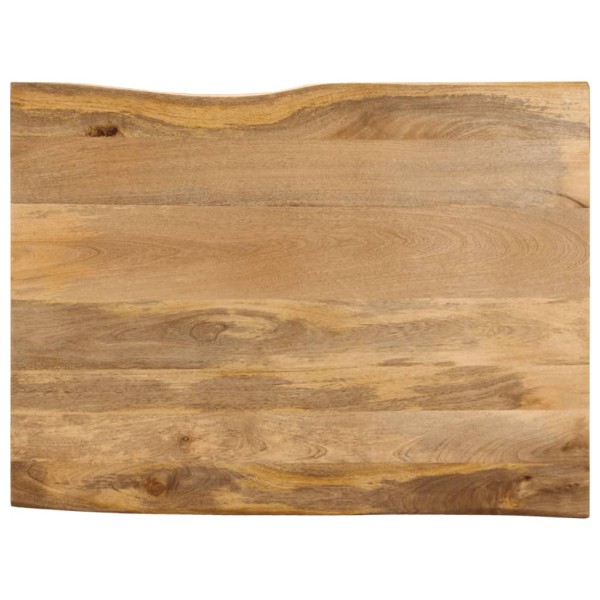 Tabletop, 110x80x2.5cm, solid mango, with a live edge