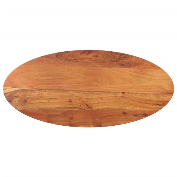 Table top, 120x60x3.8cm, solid acacia, oval shape