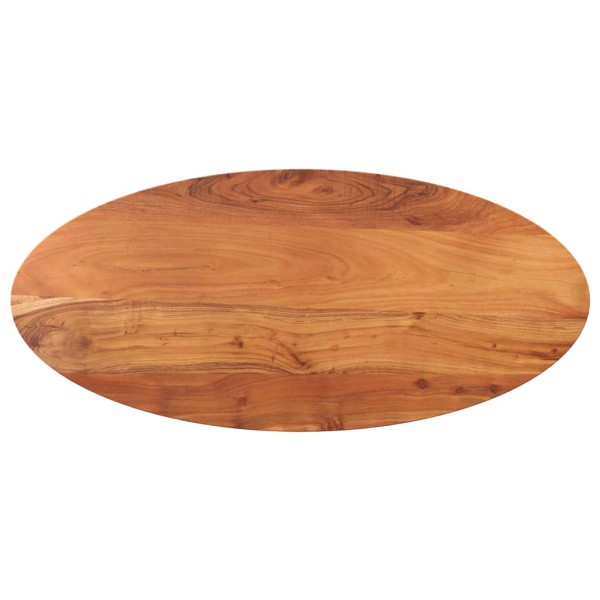Table top, 140x60x3.8cm, solid acacia, oval shape
