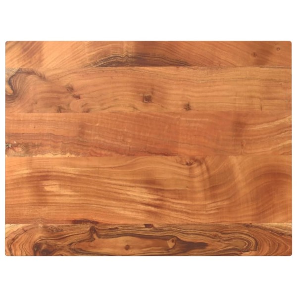 Table top, 80x70x2.5cm, solid acacia, rectangular