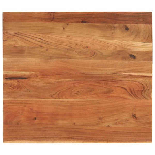 Table top, 90x80x2.5cm, solid acacia, rectangular