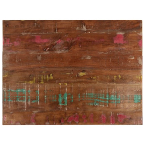 Table top, 90x70x3.8 cm, recycled wood, rectangular