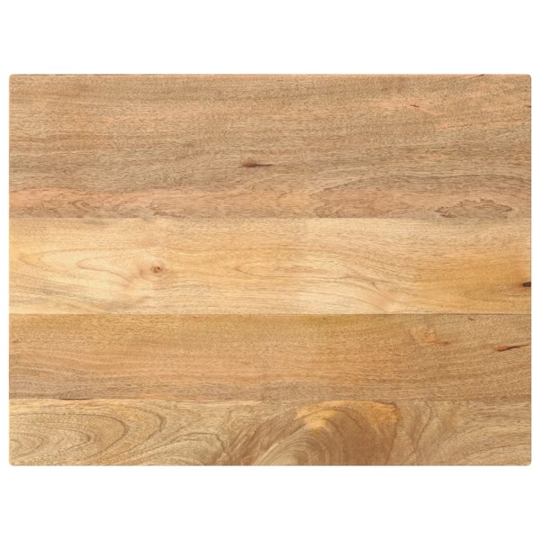Tabletop, 80x70x3.8cm, solid mango wood, rectangular