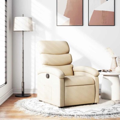 Reclining chair, cream...