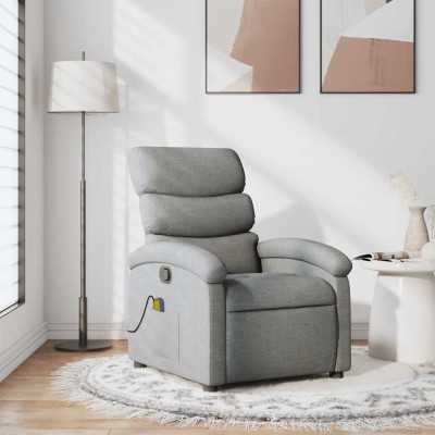 Reclining massage chair,...