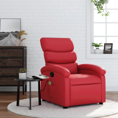 Reclining massage chair,...