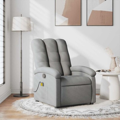 Reclining massage chair,...