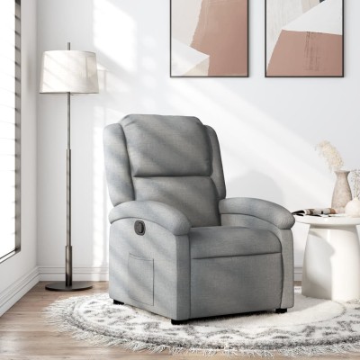 Reclining chair, light gray...