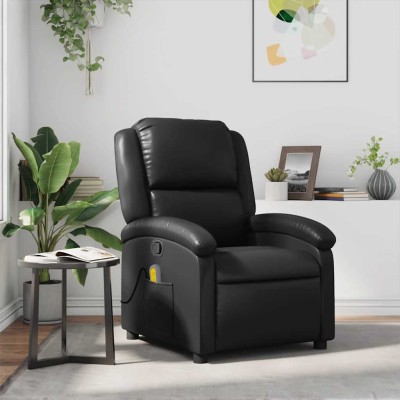Reclining massage chair,...